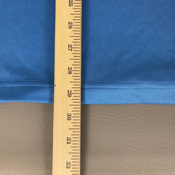 Greg Norman PLAY DRY Polo Shirt Men's Medium Blue Golf Short Sleeve‎ Shark Logo - Picture 11 of 13